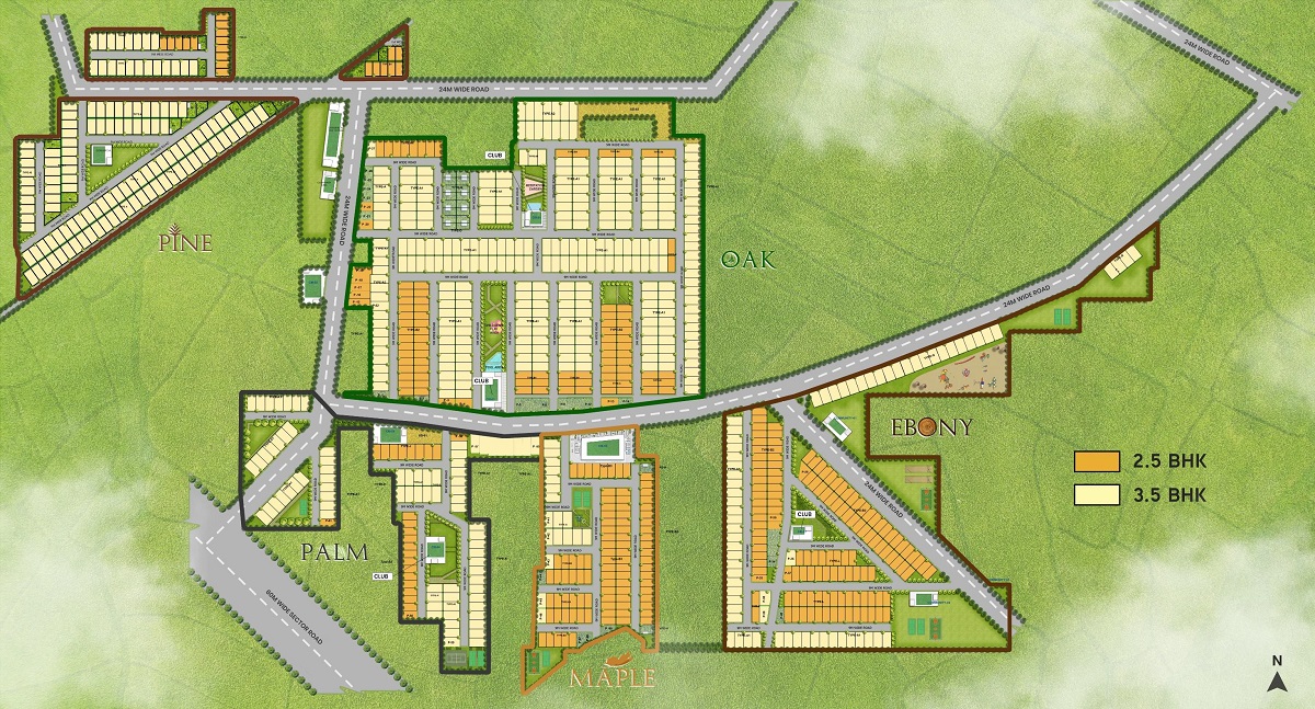 M3M Beverly Hills Sector 79 Site Plan